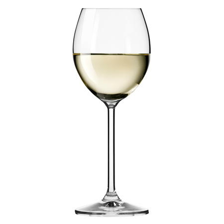 Kieliszki do wina białego 250 ml komplet 6 sztuk Venezia Krosno szklane
